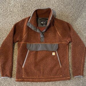 Carhartt Sherpa Pullover with Gray Accents